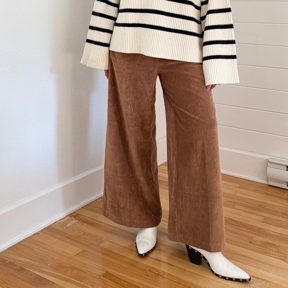 Circolo 1901 baggy wide leg corduroy trousers - Picture 1 of 6